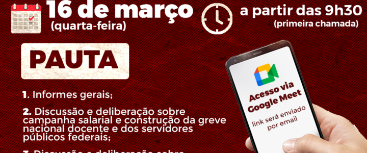 Convocação Assembleia Geral  – 16/03/2022